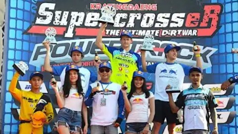 Para juara seri pertama di sirkuit Tambakrejo, Yogyakarta. (foto : ist)