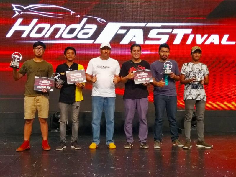 Drag Race dan Slalom di Honda Fastival 2018 Diikuti Ratusan Peserta Komunitas