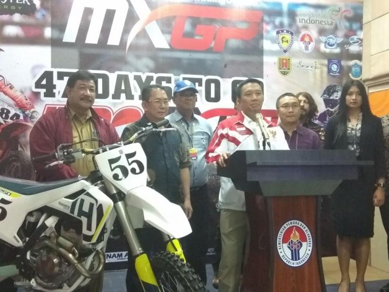MXGP 2018 Indonesia dan Asia series dapat dukungan penuh Kemenpora (foto: anto) 