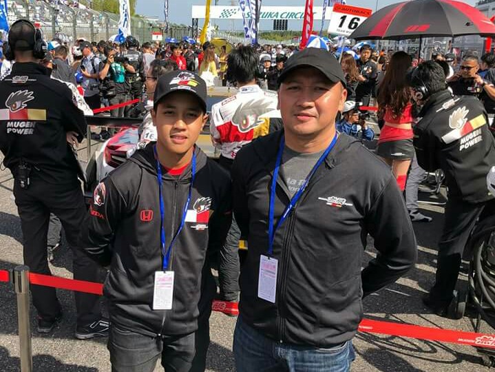 Alvin dan Avila Bahar di balapan Super GT Suzuka Jepang 2018. (foto : ist)