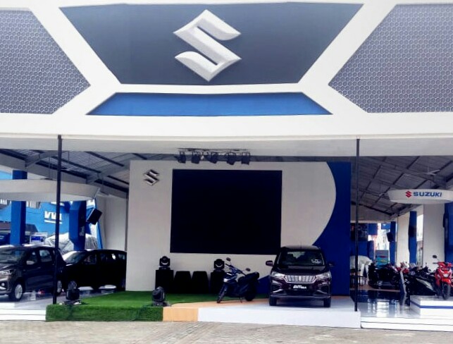 Booth Suzuki di Jakarta Fair Kemayoran 2018. (foto : ist)