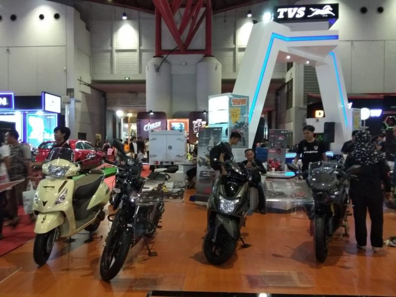 TVS Motor Bawa Empat Model Gres di Jakarta Fair 2018 