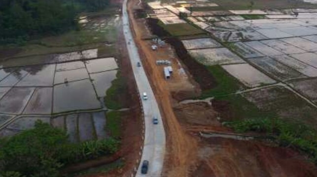 Jalan tol fungsional Brebes - Batang, Jawa Tengah. (foto : ist)