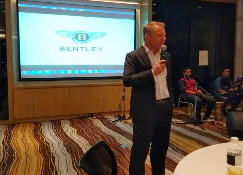 Roland Staehler, Bentley Jakarta Gencarkan Kampanye untuk calon dan konsumen setianya. (foto: anto) 