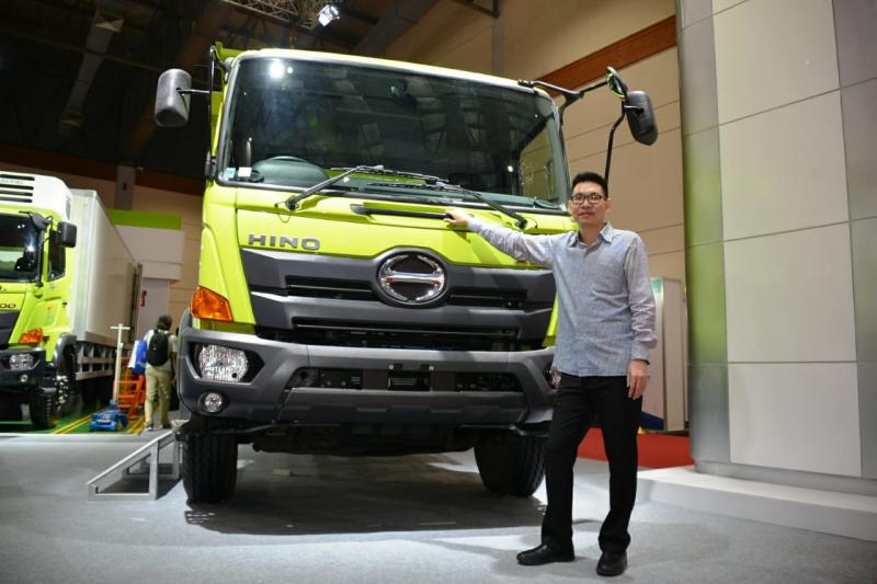 Hino Ranger mampu dominasi segmen medium duty truck sampai Mei 2018. (foto: anto) 