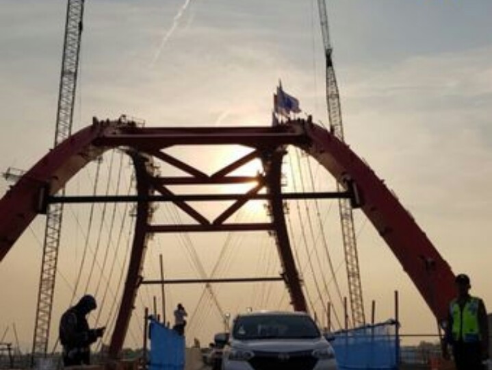 Jembatan Kalikuto, missing link tol Trans Jawa yang tersambung. (foto : ist)