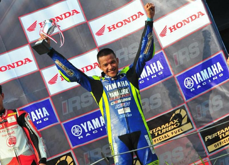 Rey Ratukore bawa Yamaha juara di momen Ultah YMC. (foto: Yamaha) 