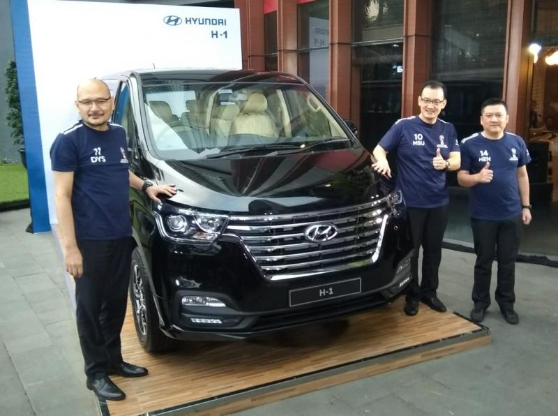 New Hyundai H-1 Resmi Meluncur di Jakarta, Wajahnya Lebih Sangar. (foto: anto) 