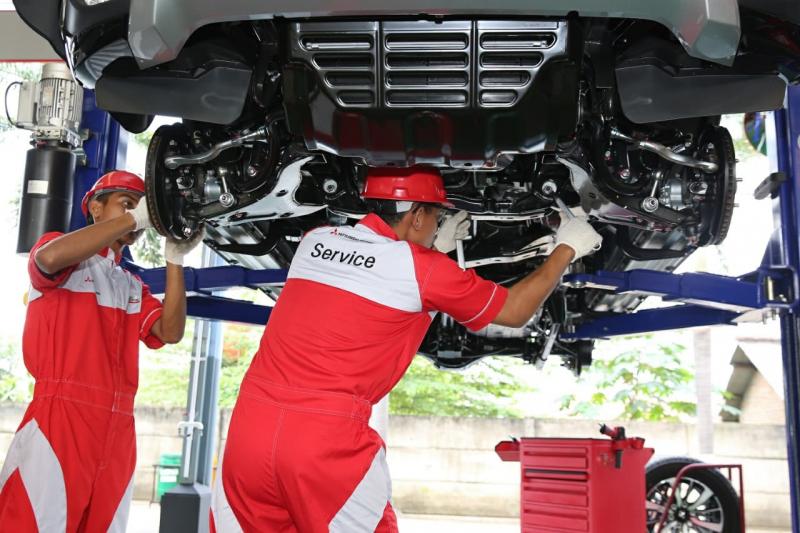 Begini Fasilitas Diler Baru Mitsubishi di Lampung. (foto: ist) 