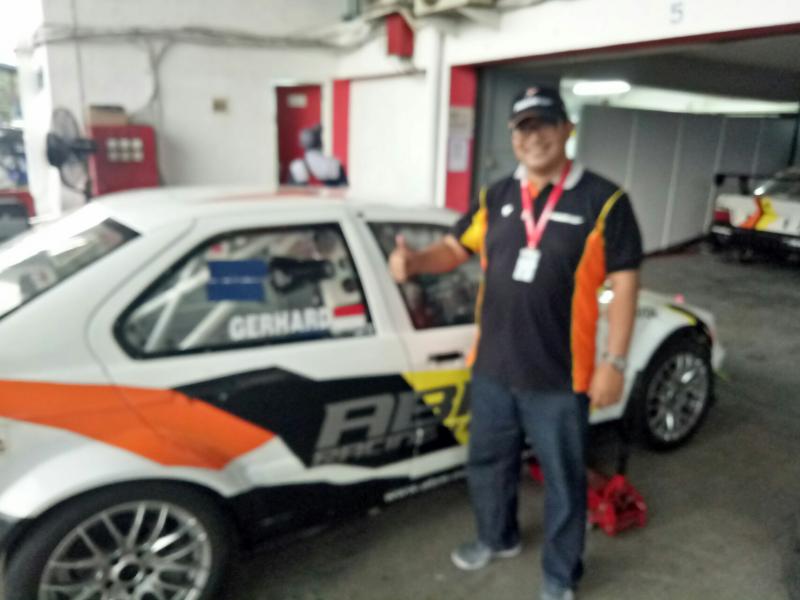 Agustinus Ariyanto, skuad ABM Motorsport siap all out. (foto : budsan)