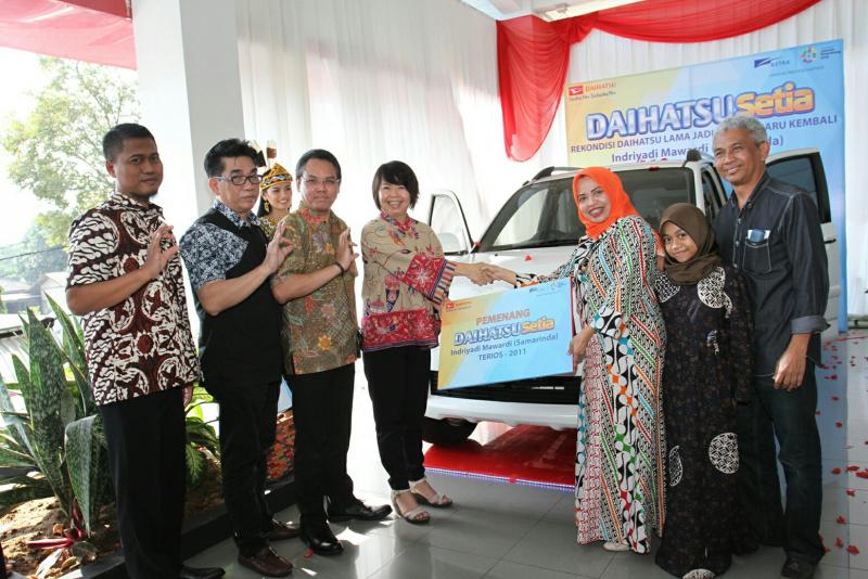 Amelia Tjandra selaku Direktur Marketing PT. Astra Daihatsu Motor di Samarinda. (foto : adm)