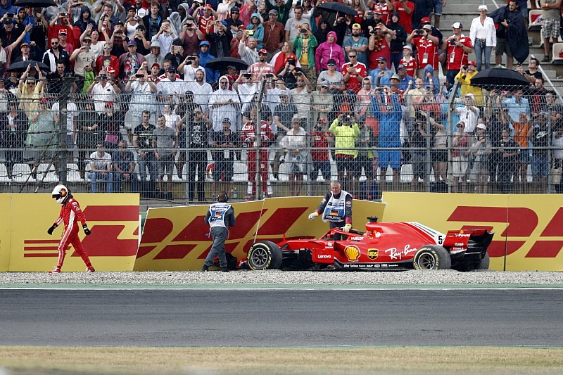 Vettel akui kesalahannya setelah membuang kemenangan di GP Jerman