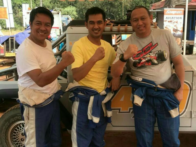 Kiri - kanan : Fachrul Sarman, Tubagus Roy dan Anondo Eko, akan gelar event balap bersama. (foto : budsan)