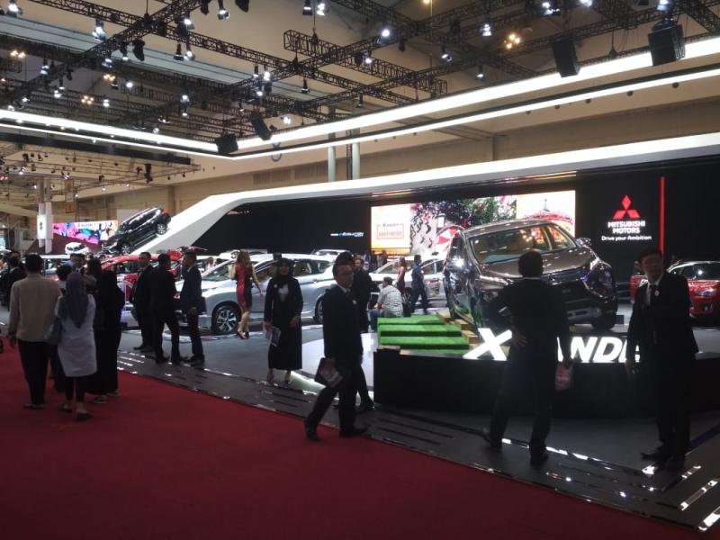 Booth Mitsubishi di GIIAS 2018, ICE BSD