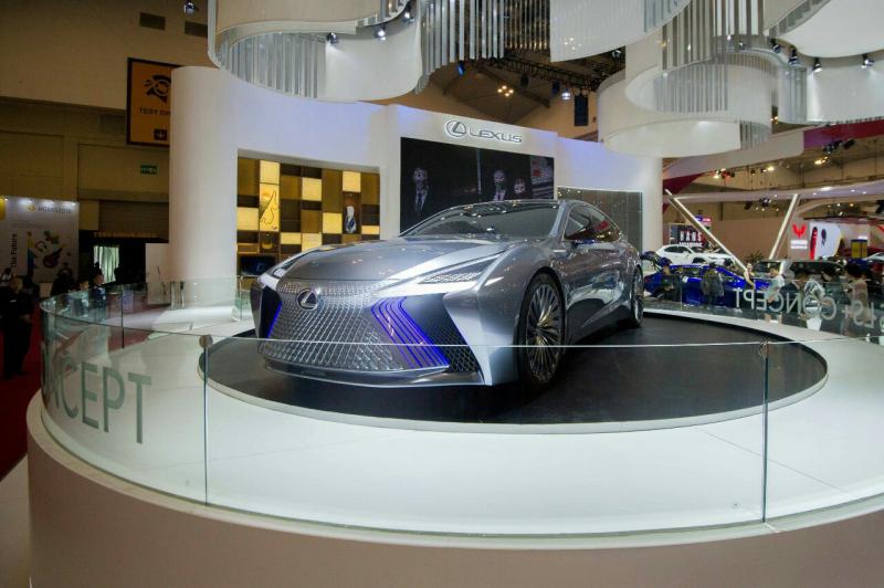 Mobil konsep dari Lexus yang didisplay di GIIAS 2018.(foto : ist)