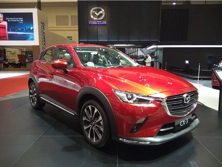 Mazda CX-3 jadi salah satu model terlaris selama GIIAS 2018. (foto: anto) 