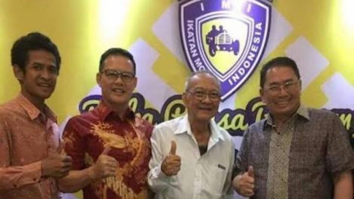 Bambang Gunardi bersama Bupati Lahat H.Aswari Rivai dan mantan ketum iMI DKI A Judiarto.  