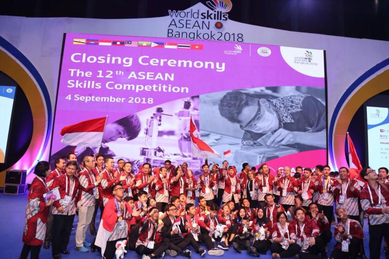 Kontingen Toyota Indonesia bawa pulang medali untuk kategori Car Painting di ajang Asean Skill Competition (ASC) 2018 di Bangkok, Thailand