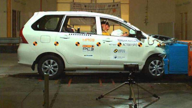 Uji tabrak Avanza raih bintang 4 dari ASEAN NCAP (ist)
