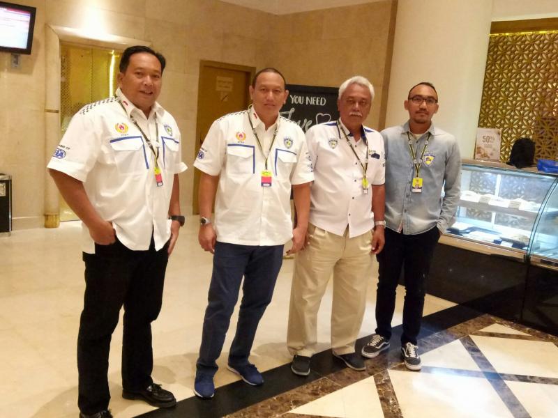 Kontingen IMI DKI pada Rakornis IMI 2018 di hotel Ambhara, Blok M, Jakarta. (foto : bs)