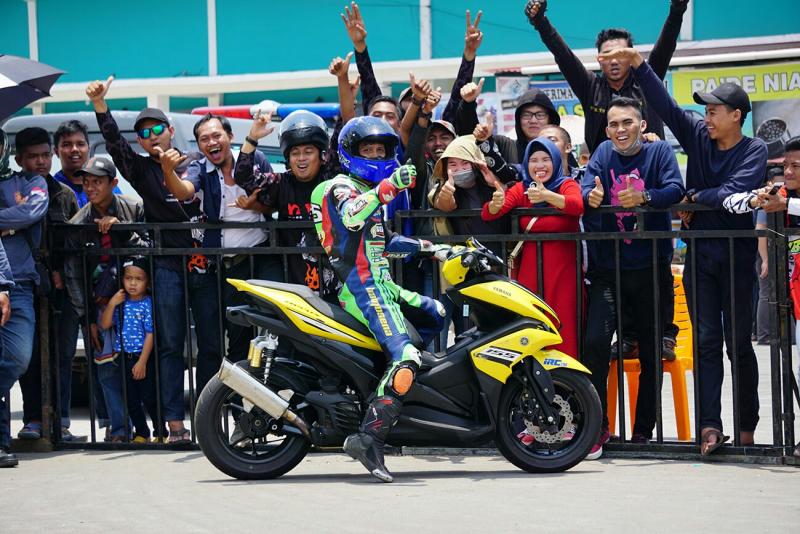 Seri Yamaha Cup Race di Pontianak hasilkan 18 rider ke grand final 2018 di Surabaya. (foto : ist)