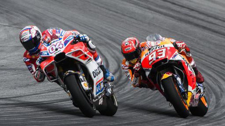 Persaingan antara Dovizioso vs Marquez di baris depan MotoGP (ist)