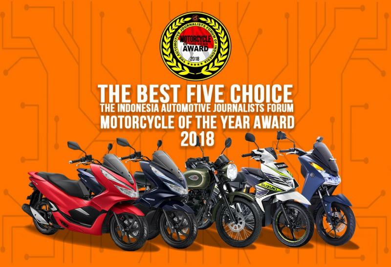 Lima finalis FORWOT Motorcycle of The Year 2018. (foto : ist)