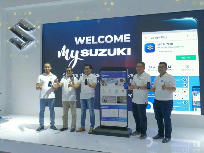 Suzuki Indomobil Sales melaunching aplikasi My Suzuki. (foto : ist)