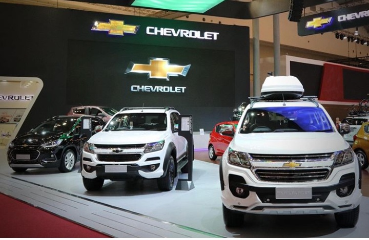 Model-model terkini Chevrolet bisa ditemui di sejumlah mal di Jabotabek dan Bandung sampai akhir 2018. (foto: GM) 