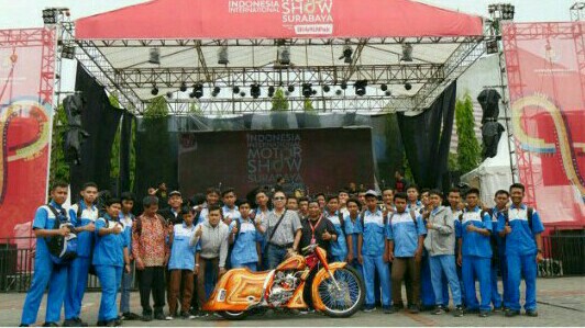 Custombike Expo jadi salah satu maskot IIMS Surabaya 2018. (foto : dyandra)