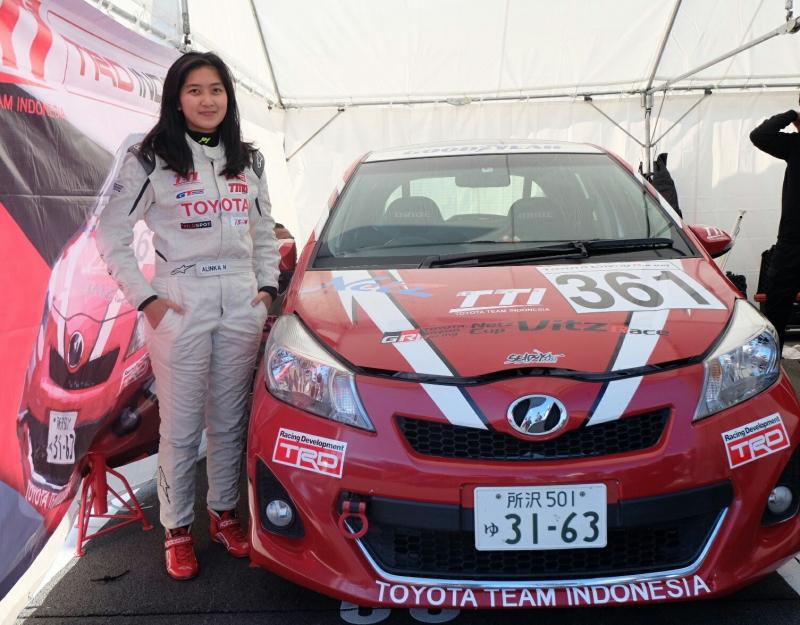 Alinka Hardianti Kembali Masuk Final Toyota Gazoo Racing di Jepang