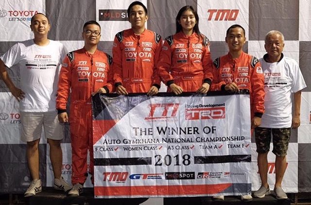 Toyota Team Indonesia (TTI) raih 5 gelar juara di Auto Gymkhana 2018