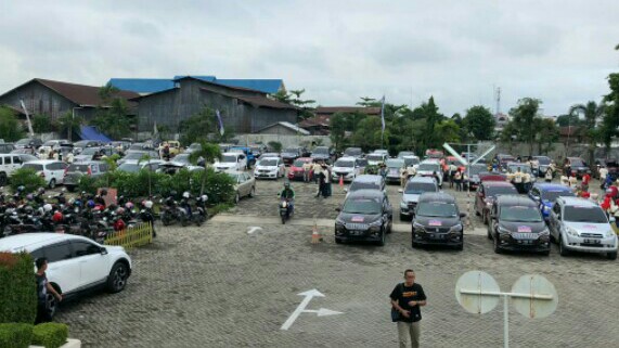 Peserta Kejurnas Time Rally Banjarbaru 2018. (foto : ist)