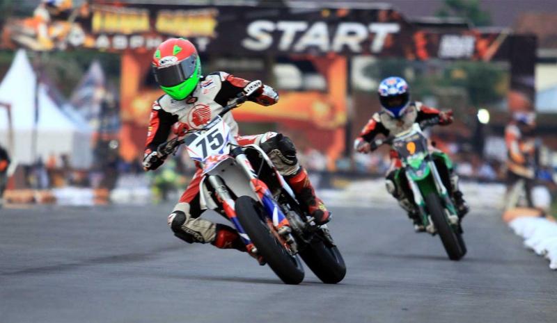Rider Perancis nilai Supermoto Indonesia Berkembang Pesat