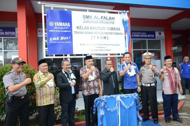 Yamaha Indonesia resmikan kelas khusus di SMK Al Falah, Tasikmalaya