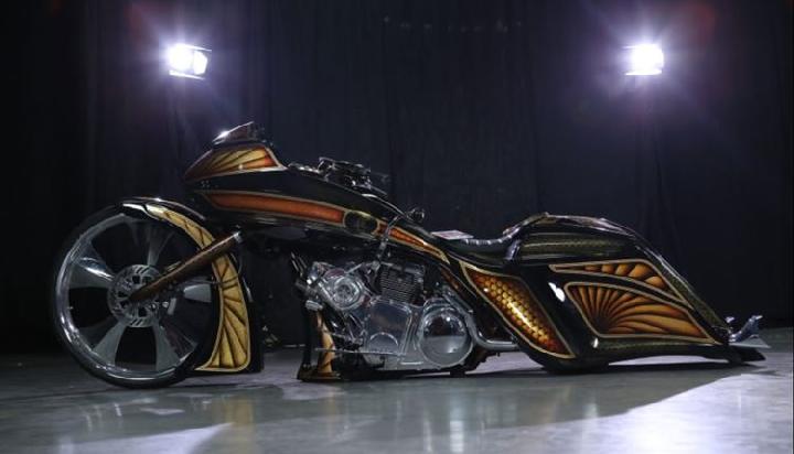 Drakon, salah satu motor custom karya builder Indonesia di ajang Yokohama Hot Rod Custom Show 2018