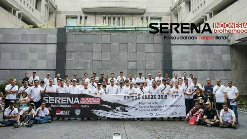 Serena Broterhood Indonesia adakan kopdar di Taman Mini Indonesia Indah Jakarta Timur. (foto : ist)