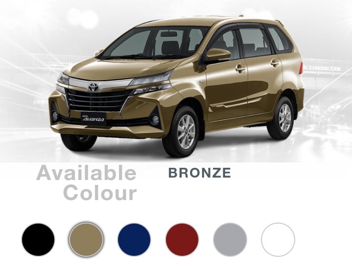New Avanza 2019 hanya tawarkan enam pilihan warna, model sebelumnya ada delapan warna. (foto: Toyota)
