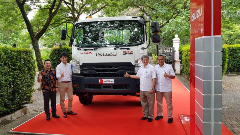 Peluncuran New Isuzu Giga Tractor Head, Kamis (24/1) di Senayan, Jakarta Selatan