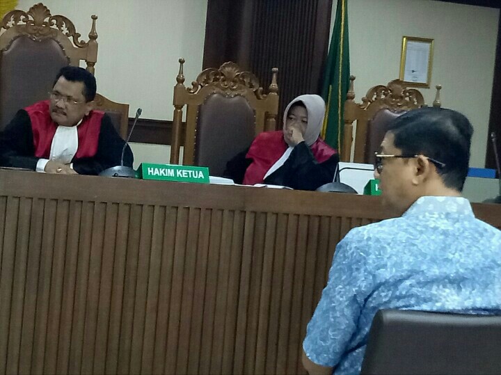 Gerry Rosanto dihadirkan sebagai saksi pada sidang gugatan penamaan Gymkhana di Jakarta, Kamis sore (24/1/2019). 