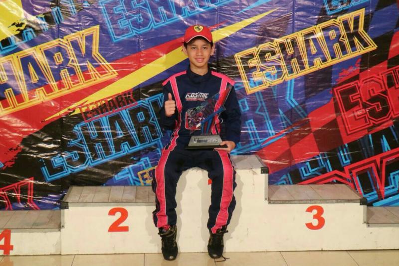 Gokart 2019 : Diwarnai Insiden Lap Terakhir, Kimiko Juara Junior Seri Pembuka