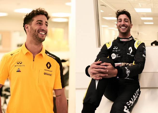 Renault merilis foto Daniel Ricciardo berseragam Renault (ist)