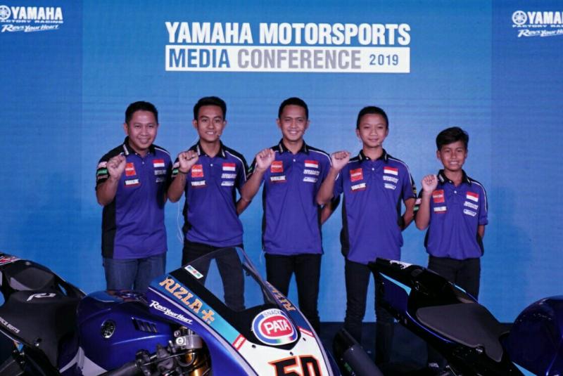 5 pembalap muda Yamaha siap go international. (foto : ist)
