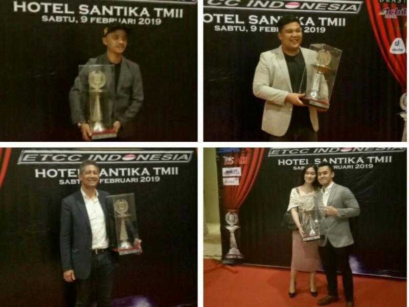 Ini Para Penerima Award Malam Apresiasi ETCC di Hotel Santika TMII