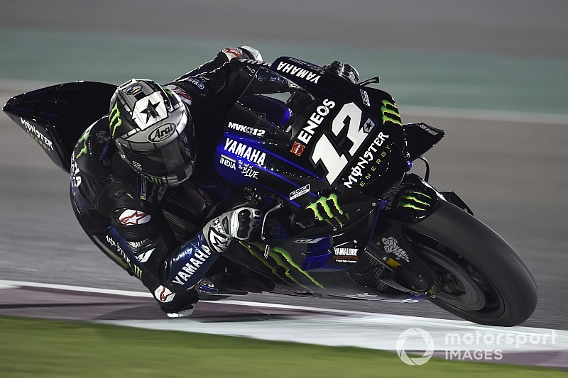 Rider Yamaha, Maverick Vinales menuai catatan positif di tes resmi MotoGP 2019 di Sirkuit Losail Qatar (ist)