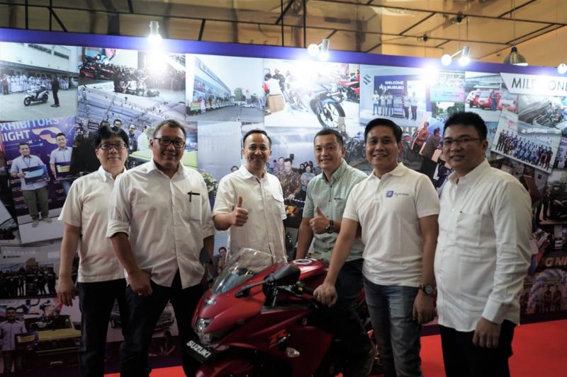 Prestasi ini menempatkan Suzuki pada daftar tiga besar Agen Pemegang Merek produk sepeda motor di Indonesia. (anto) 