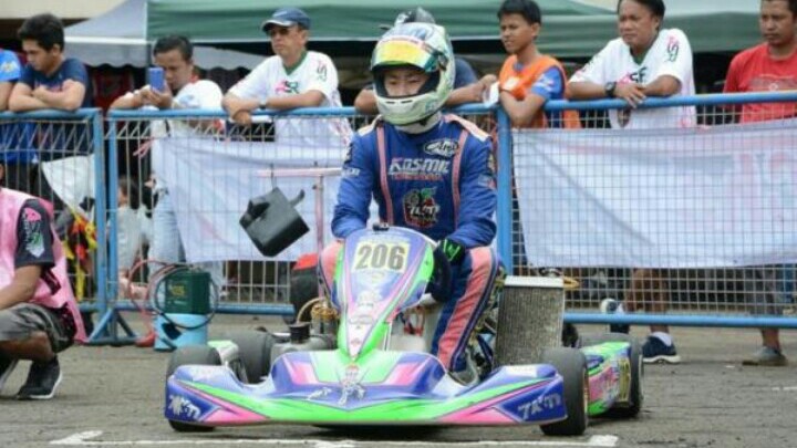 Keanon Santoso, akan menjadi motivasi para pegokart TKM Racing untuk berprestasi maksimal. (foto : ist)