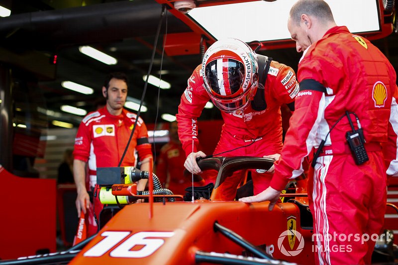 Charles Leclerc mendapat instruksi untuk tidak menyalip Vettel di lap akhir GP Australia (ist)