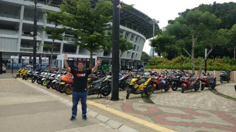 Faisal Ramdhan, Ketua Umum Aerox 155 Riders Club Indonesia. (foto : ist)