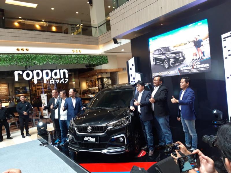 Peluncuran all new Ertiga Suzuki Sport di mal Kota Kasblanca, Jakarta Selatan
